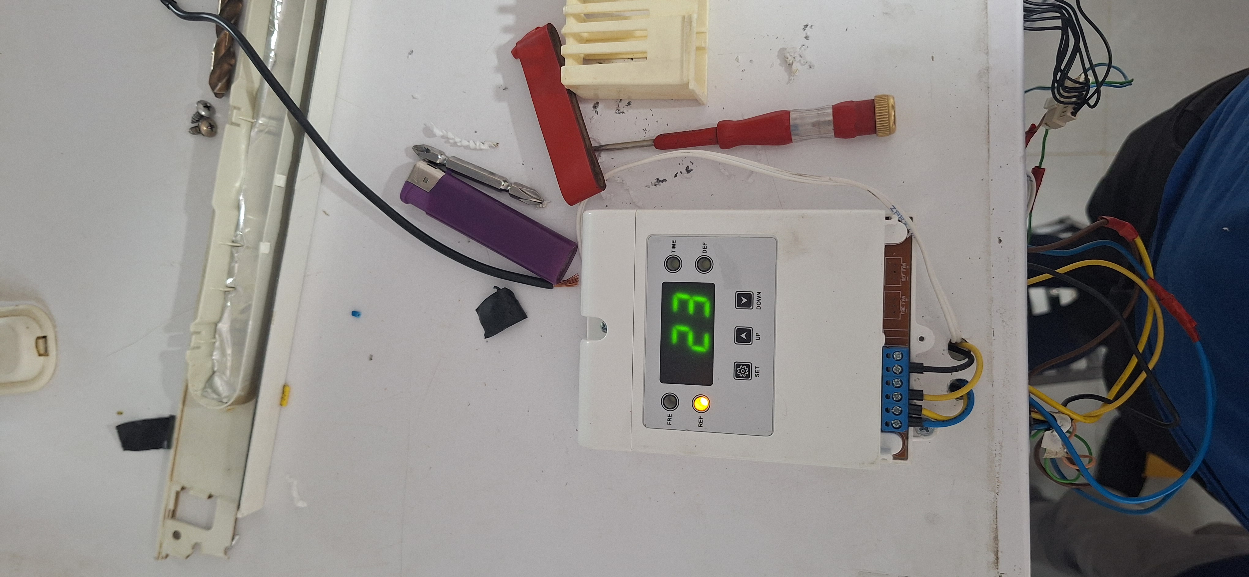 نصب برد همه کار یخچال وستل آمریکایی